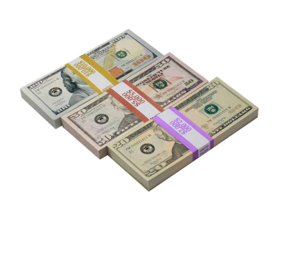 Buy half-used $100 banknotes